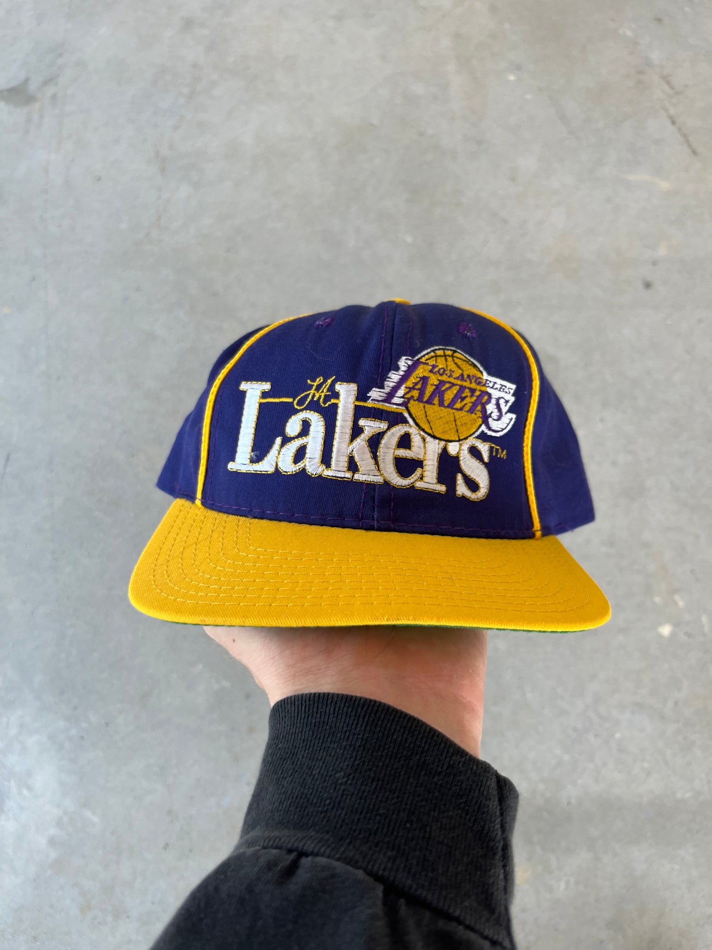 90’s LA Lakers The Game Striped Hat