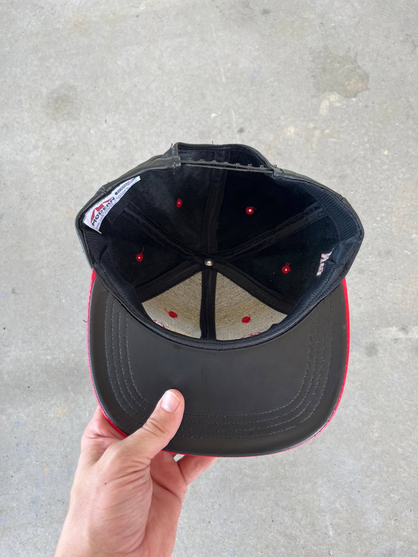 90’s Kansas City Chiefs NFL Leather Hat