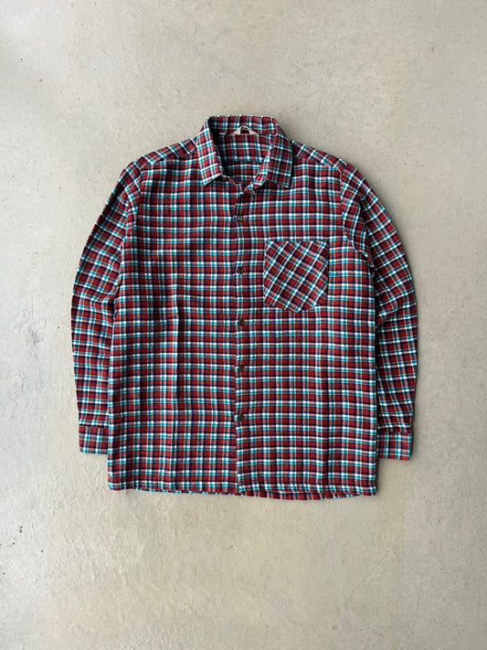 80s Plaid Red Flannel [M]