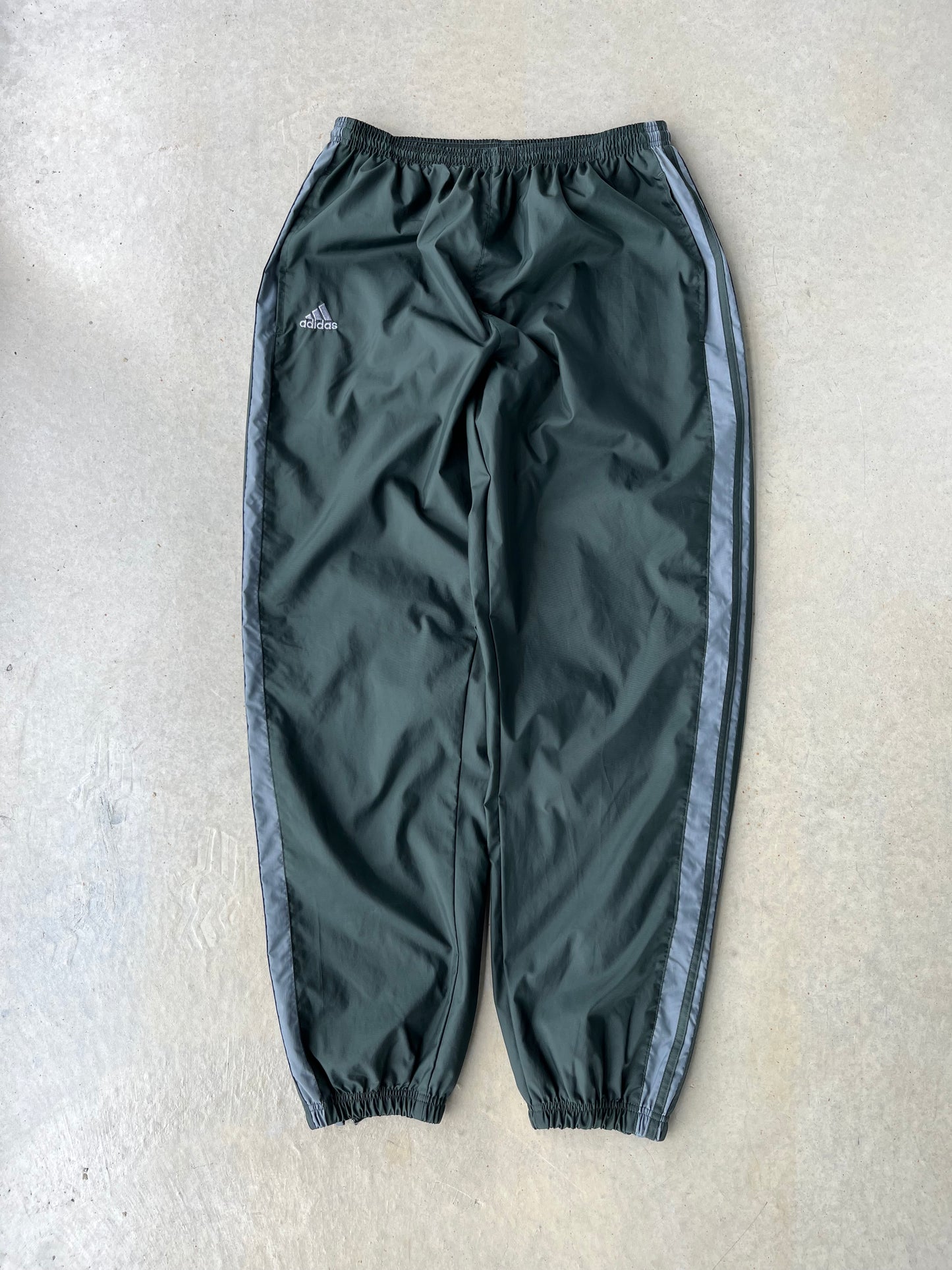 00’s Green Adidas Track Pants [XL]