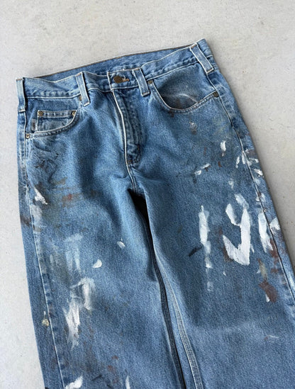 00’s Carhartt Denim Work Painter Pants [32x31]