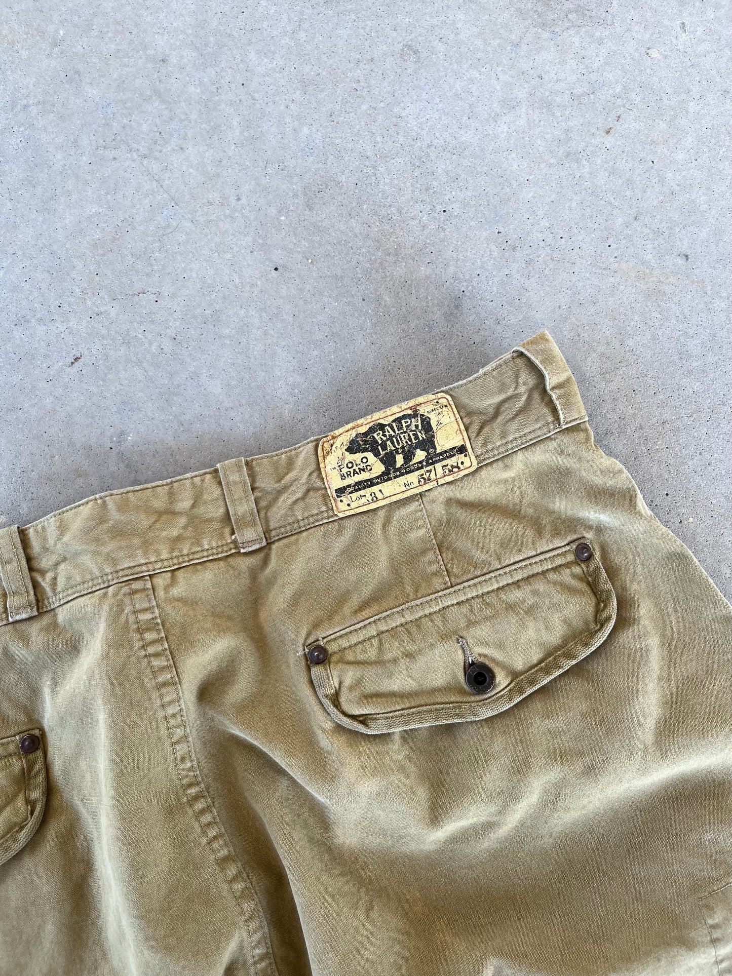 00’s Ralph Lauren Polo Brand Cargo Hiking Shorts [36]