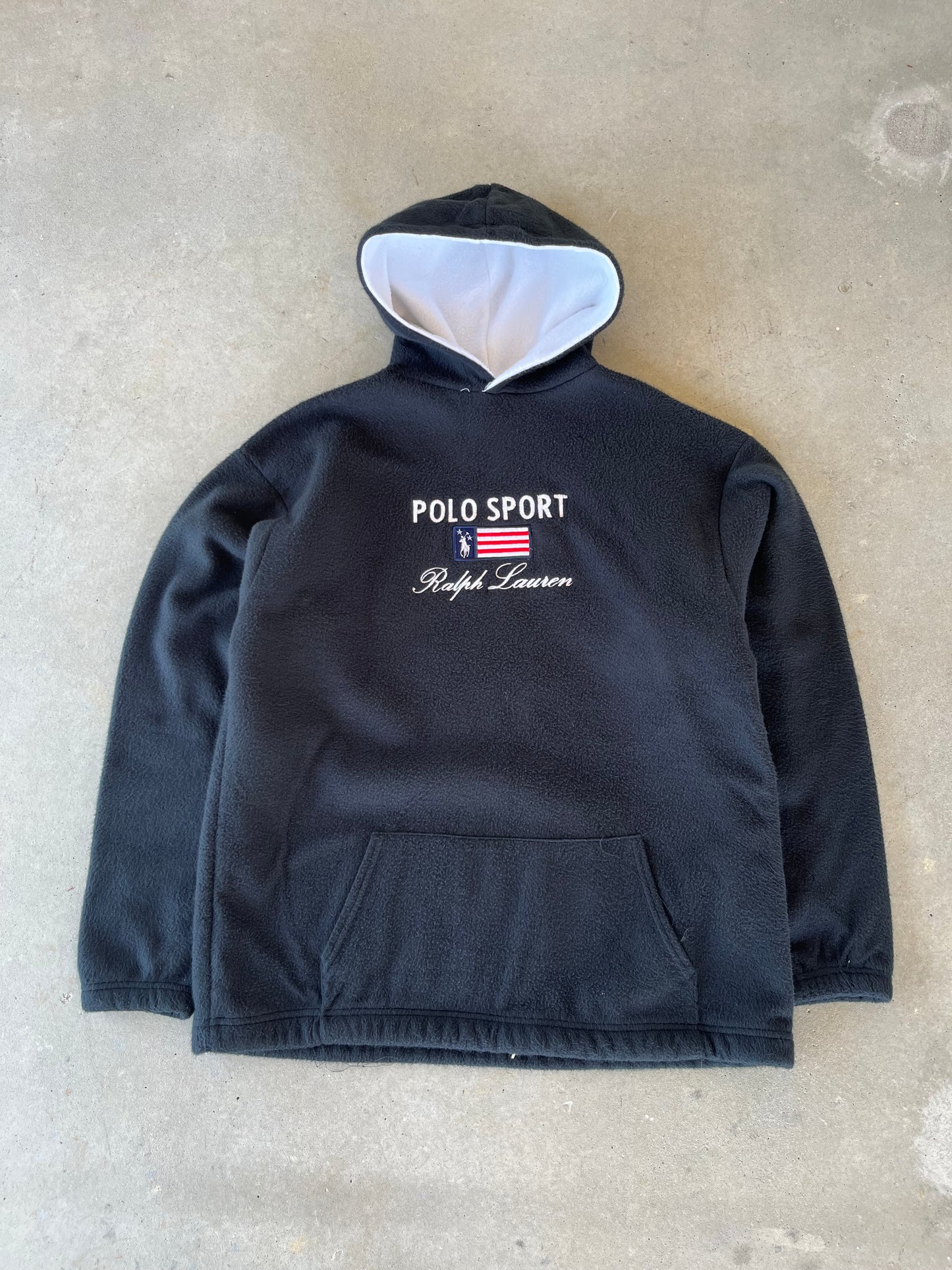 90’s Ralph Lauren Polo Fleece Hoodie [XL]