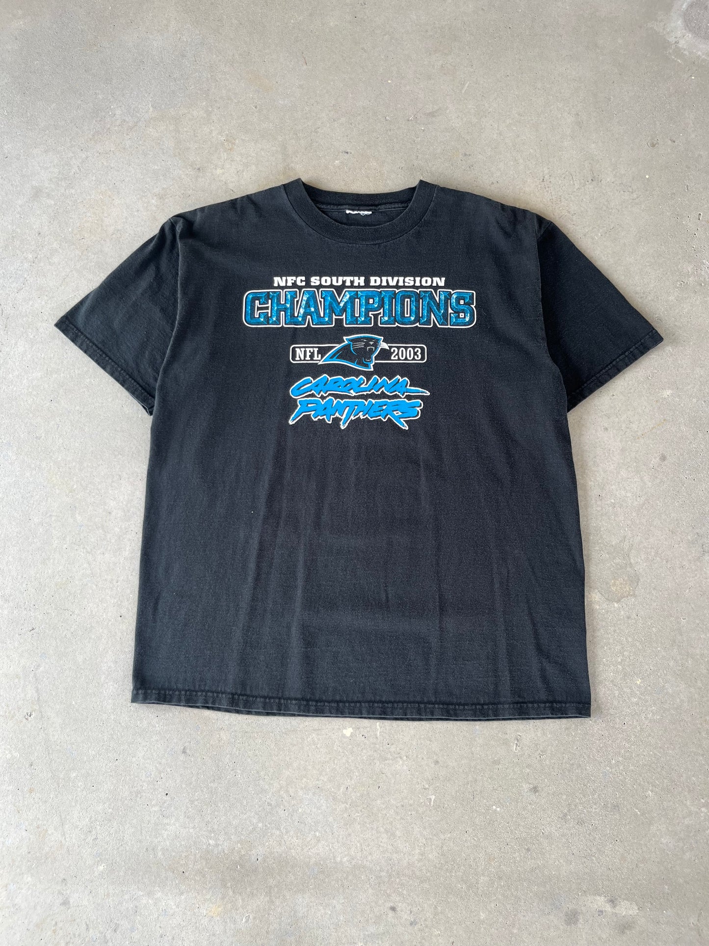 2003 Carolina Panthers NFC Champions T-Shirt [XL]