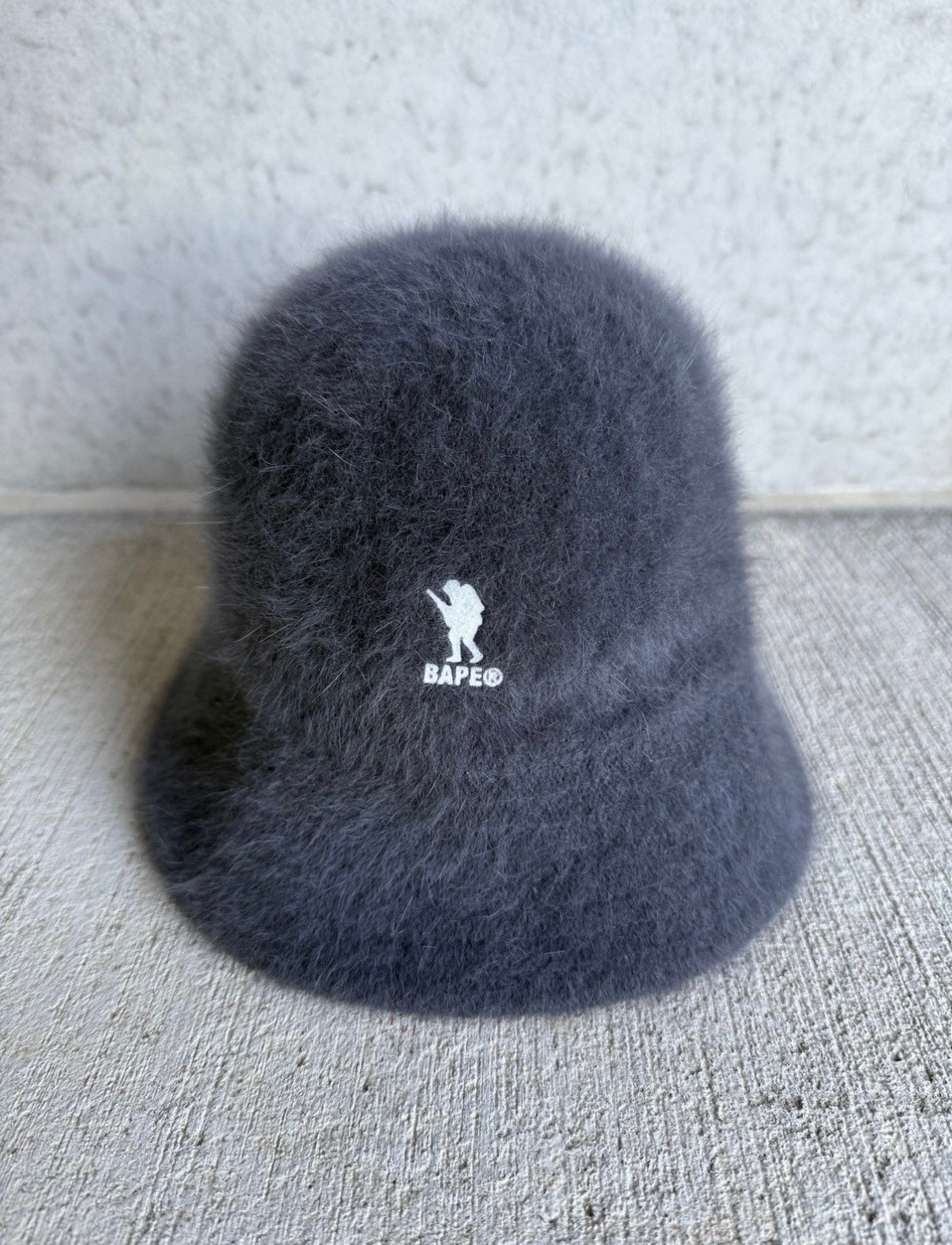 00’s A Bathing Ape Bape Black Bucket Hat [M]