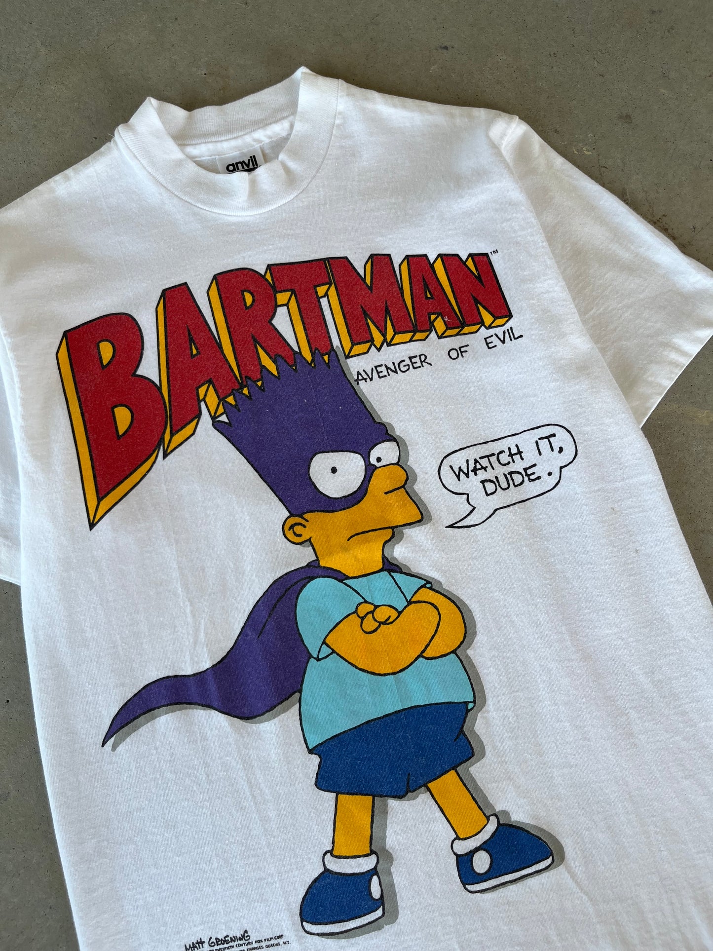 90’s Bartman The Simpsons T-Shirt [S]