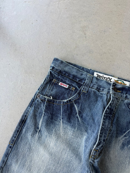 Vintage Y2K Avirex Light Wash Baggy Denim Jeans