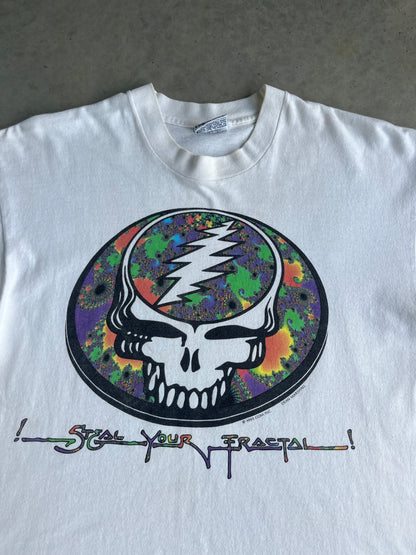 1993 Grateful Dead " I steal your fractal " T Shirt [L]