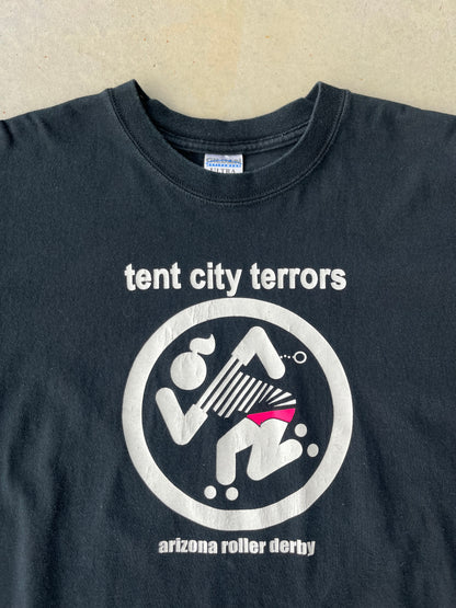 Y2K Tent City Terrors T Shirt [L]