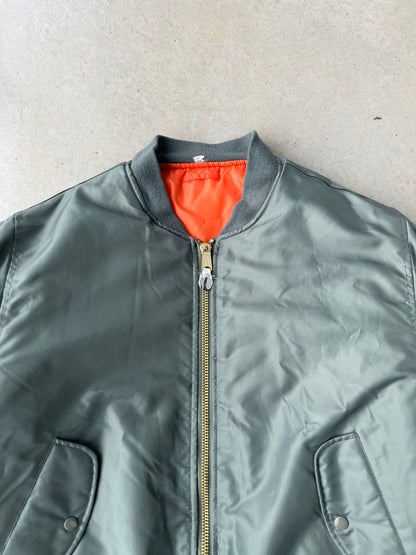 00s Reversible Military Bomber Jacket [XL]