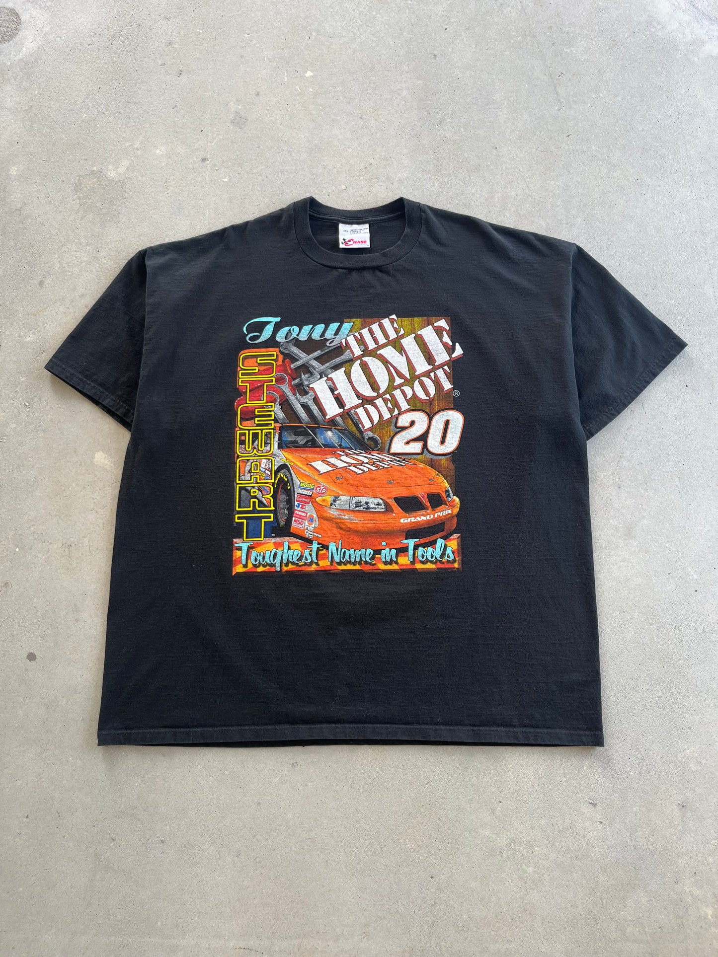 90’s Tony Stewart Home Depot Nascar T-Shirt [XXL]