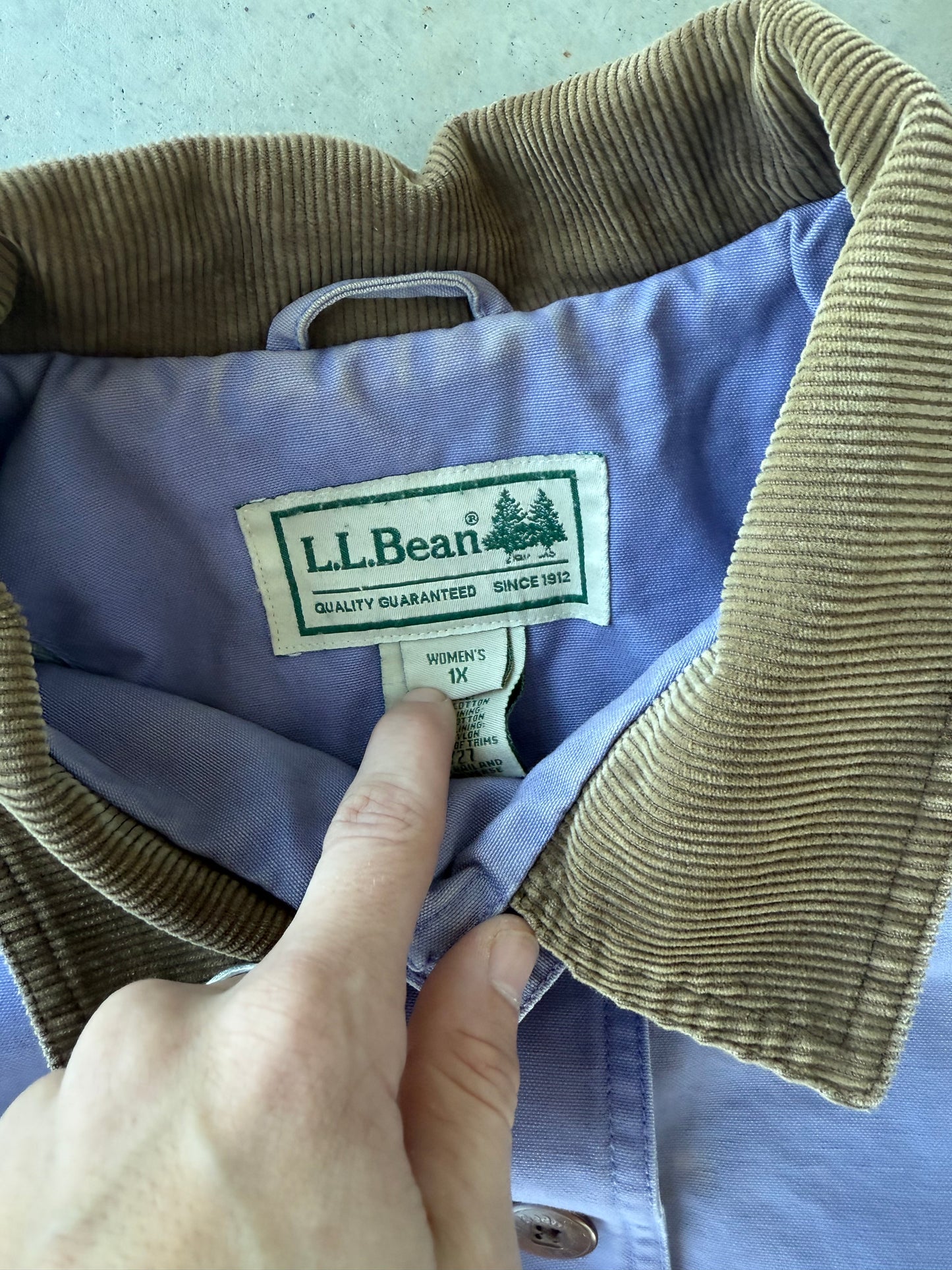 00’s LL Bean Purple Chore Coat [XL]