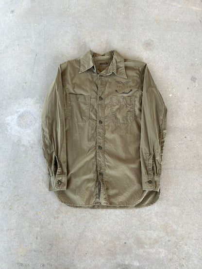 Kapital Military Green Button Up Shirt [M]