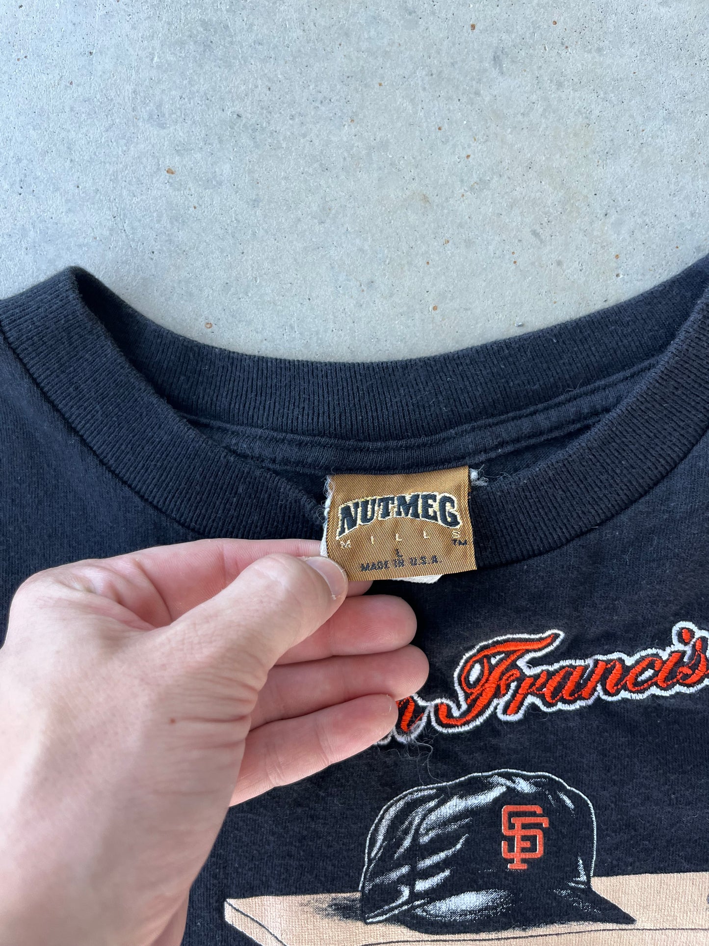 90s San Francisco Giants MLB Nutmeg T-Shirt [L]