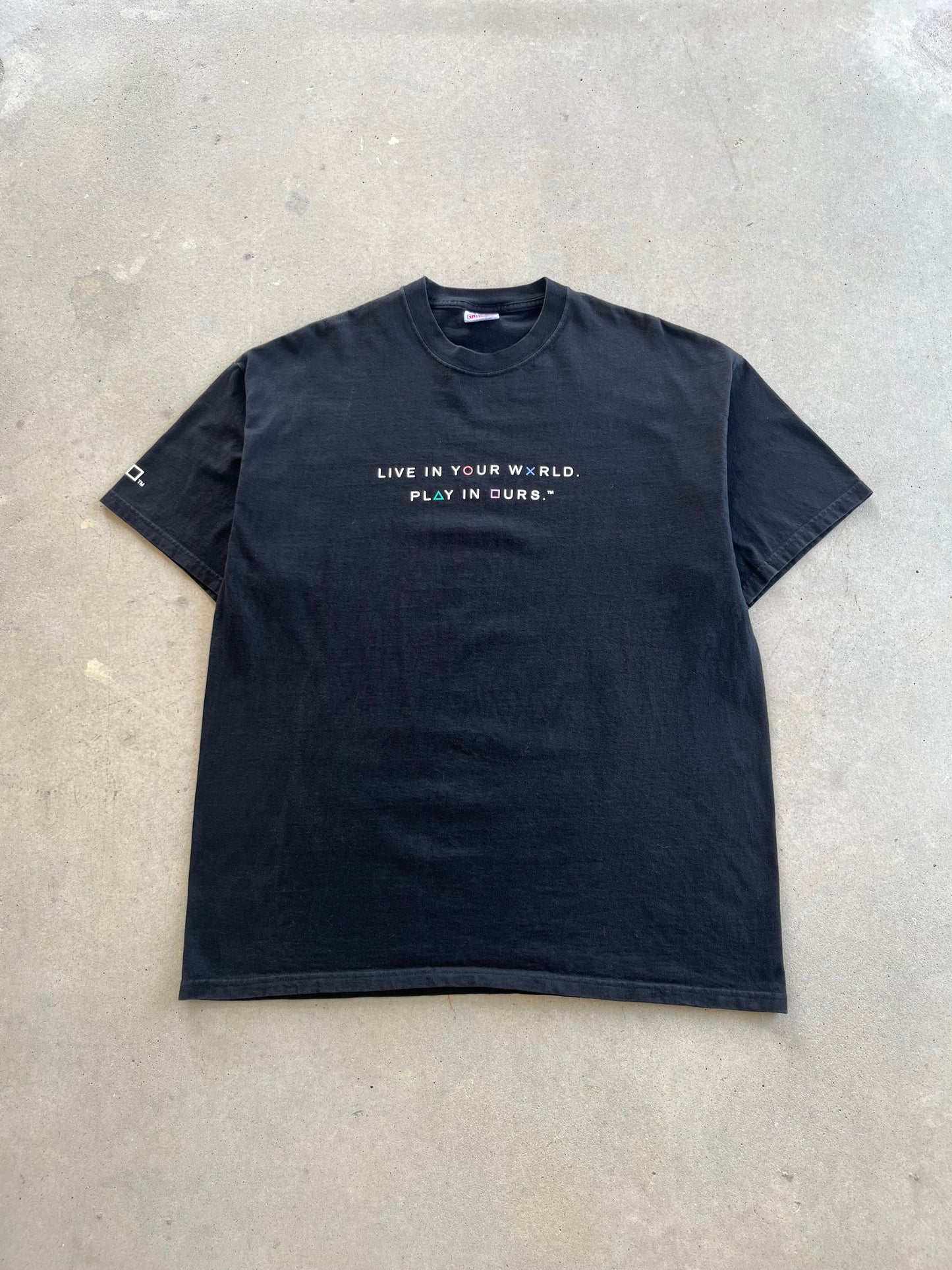 2000 Play Station 2 Video Game Promo T-Shirt [XL]