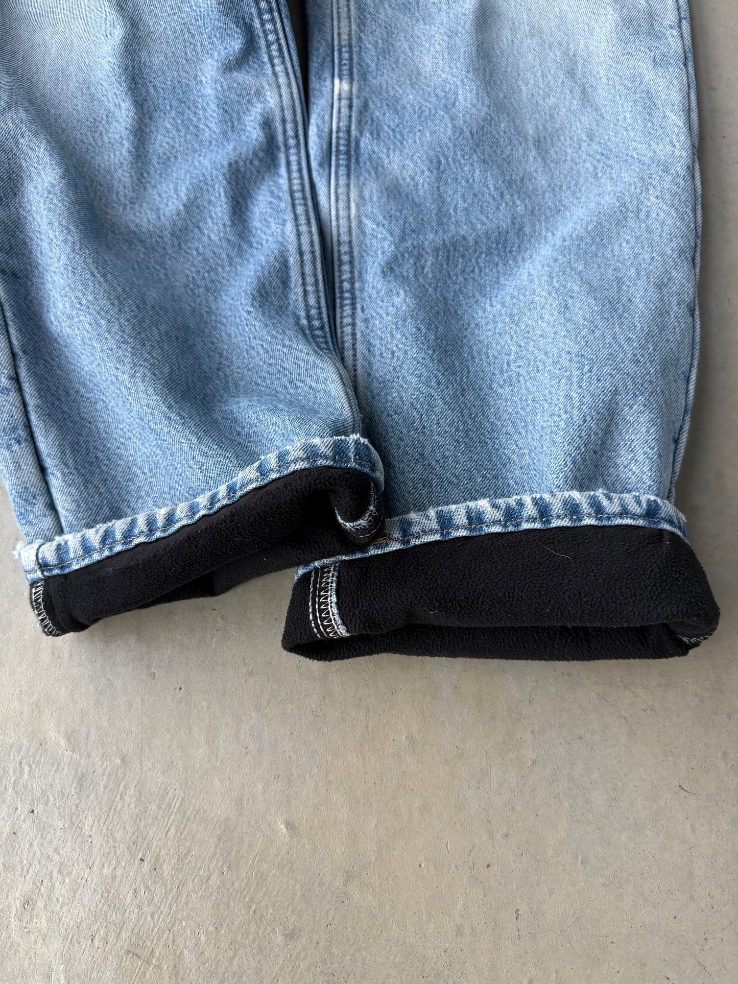 00’s Carhartt Denim Insulated Work Pants [34x32]