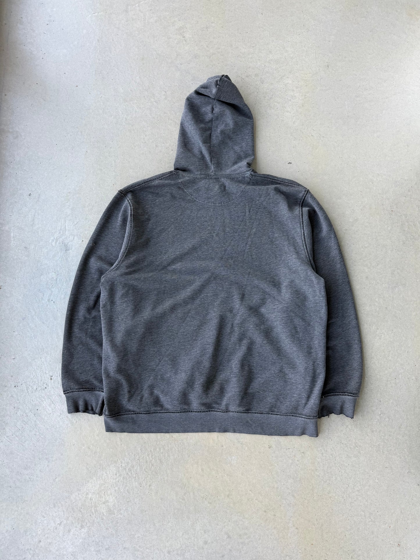 00’s Faded Grey Nike Swoosh Hoodie [XL]