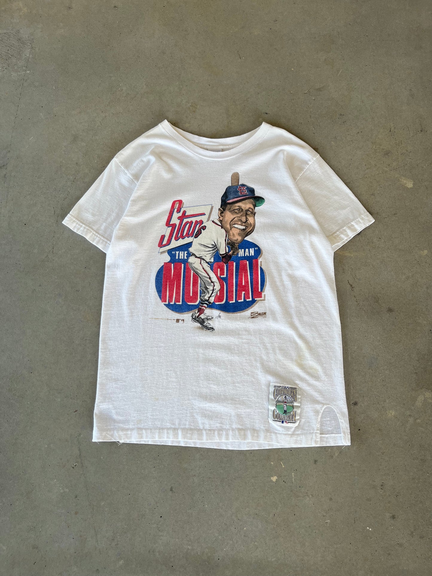 90’s Stan “ The Man “ Musial Salem Sports MLB T-Shirt [L]