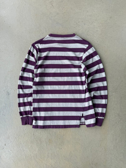 90’s Lands End Purple Striped Long Sleeve [S]