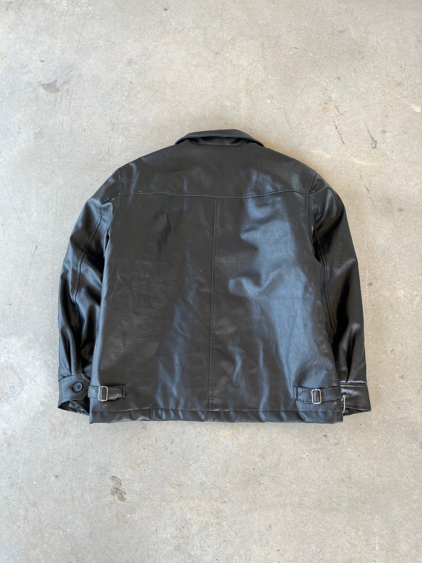 Y2K Dodge Dealership Leather Jacket [M]