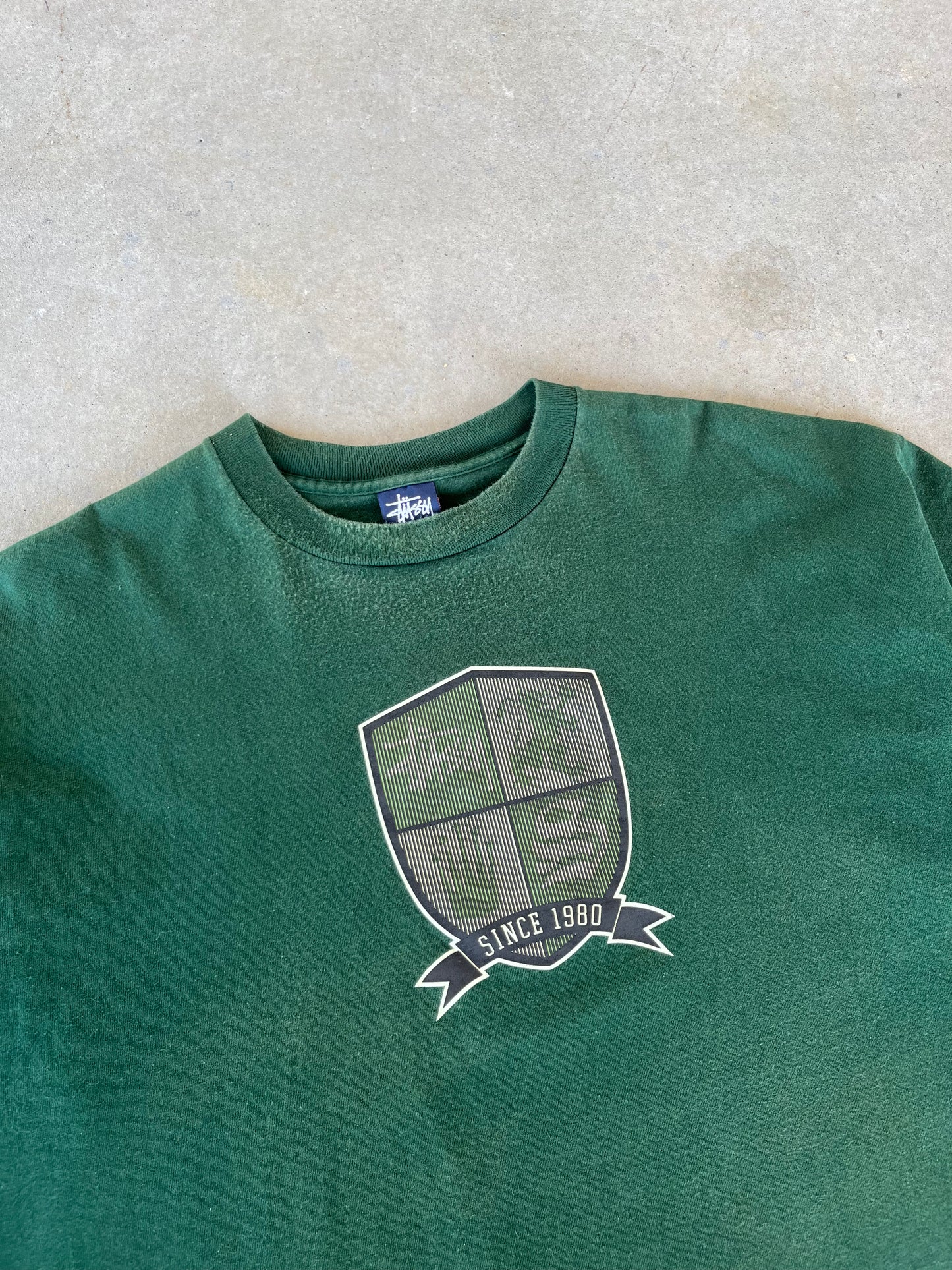 90’s Green Stussy T-Shirt [XL]