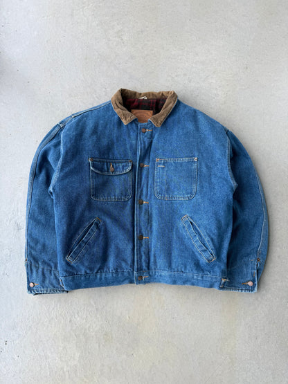 00’s St. John’s Bay Denim Work Jacket [L]