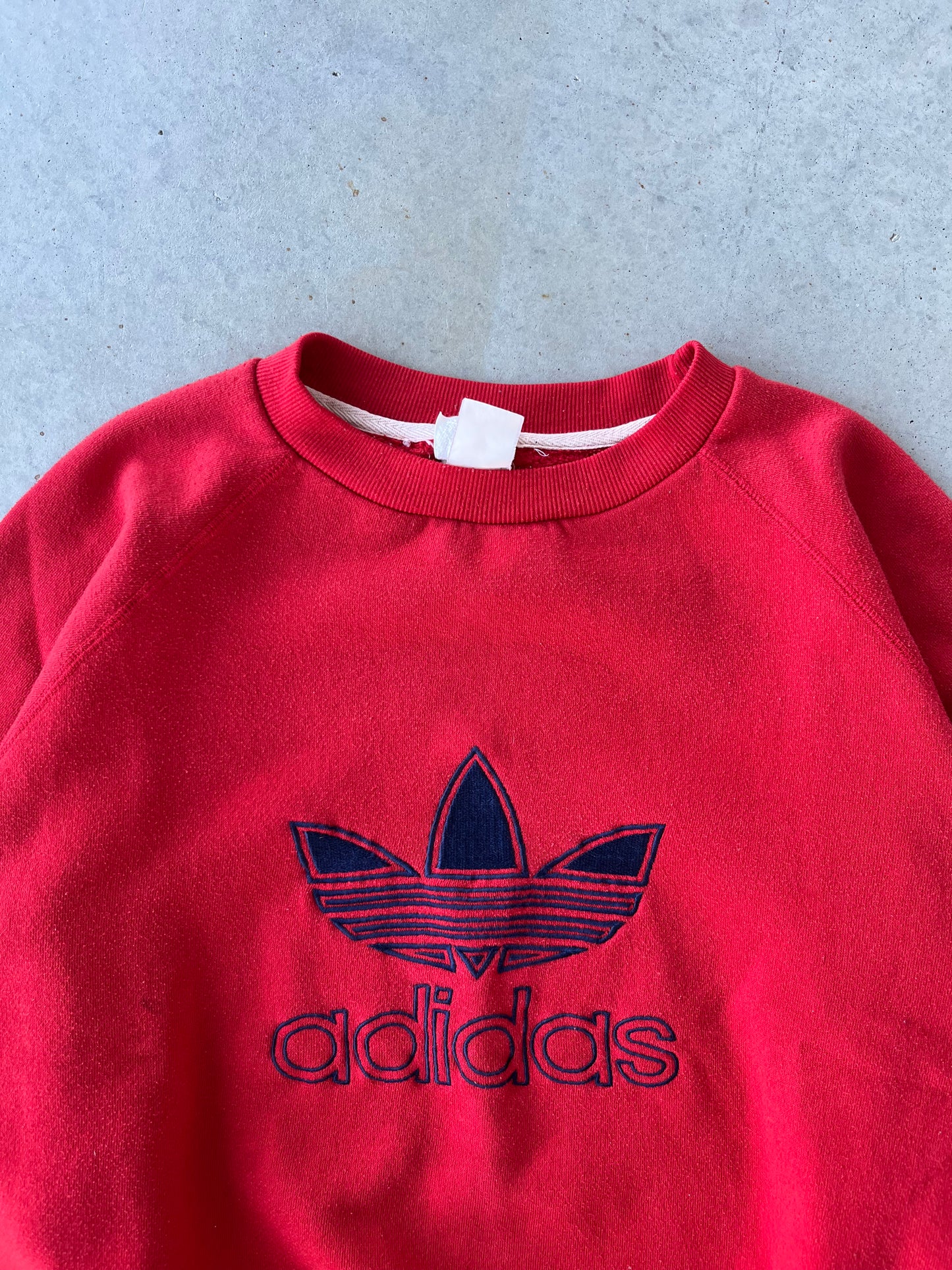 90s Adidas Logo Crewneck [L]