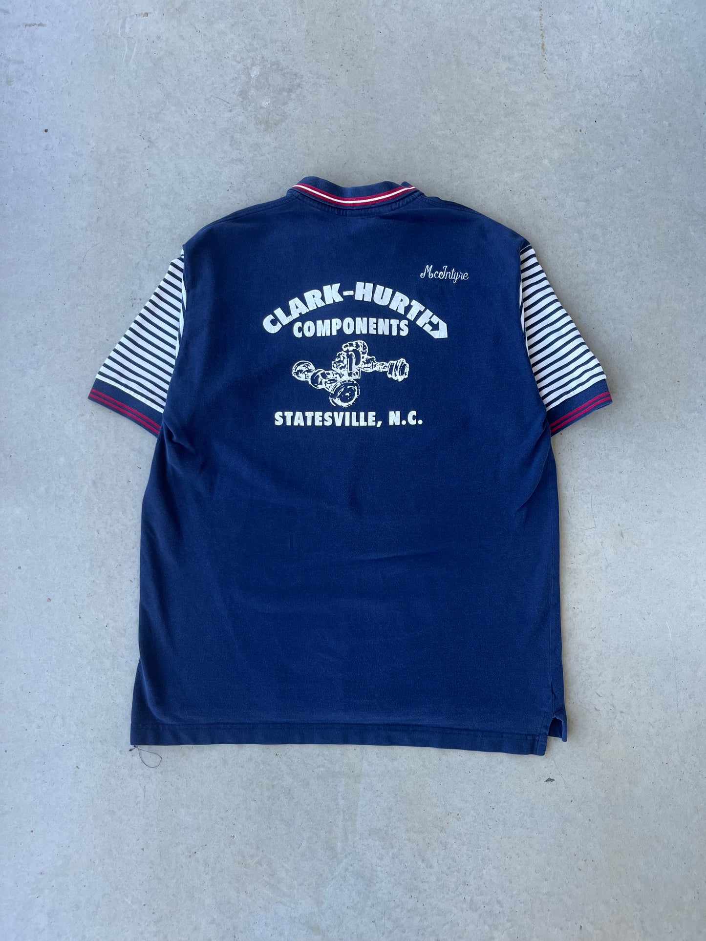 90s Automotive Polo Shirt [L]