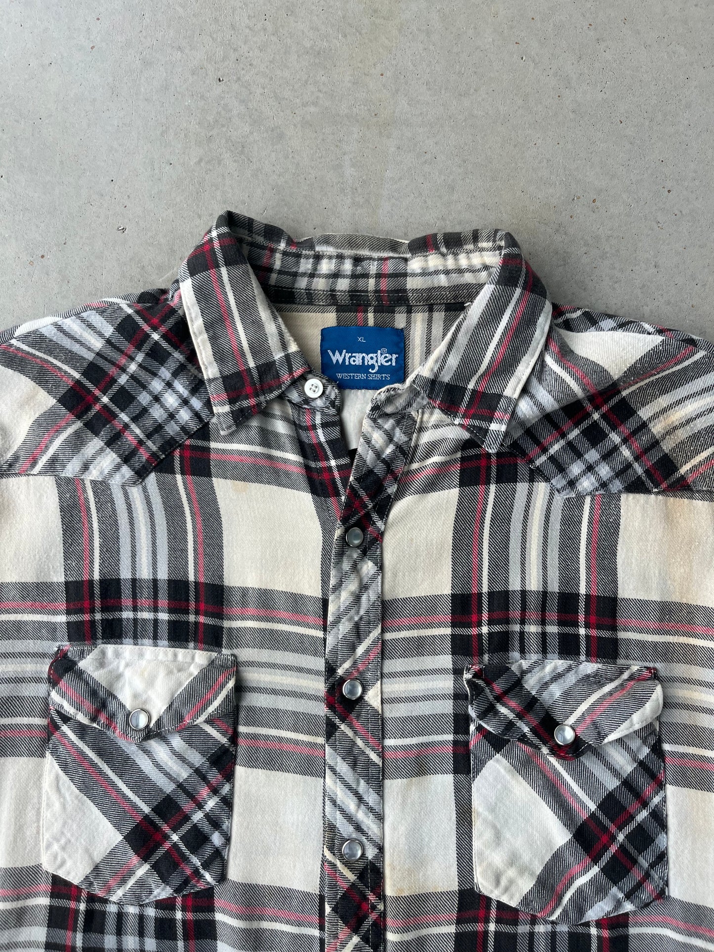 90s Wrangler Pearl Snap Flannel [XL]