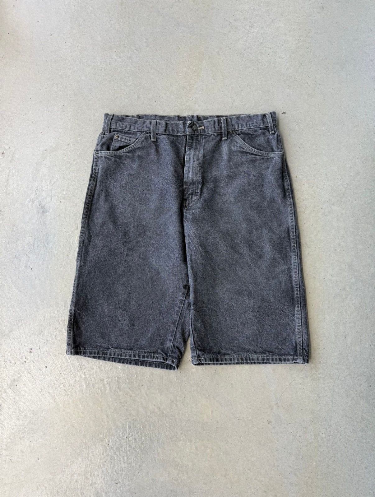 Vintage Dickies Black Denim Shorts [38]