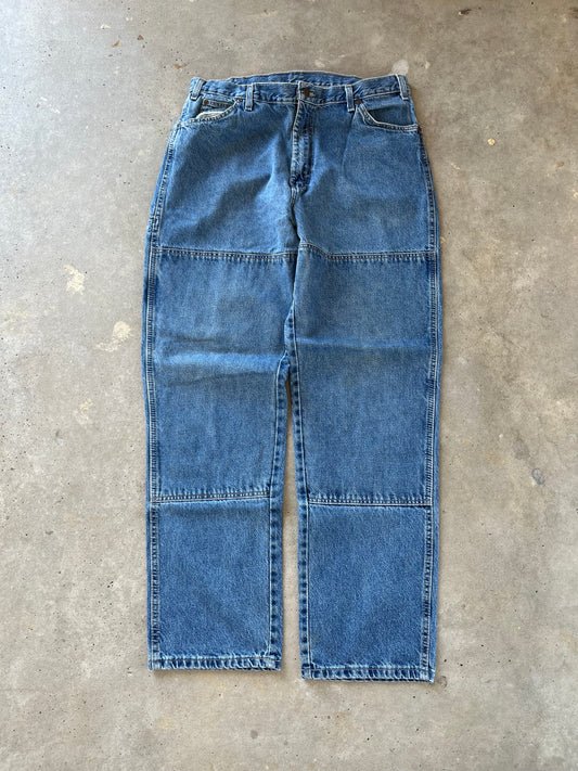 00’s Dickies Double Knee Denim Jeans [38x33]