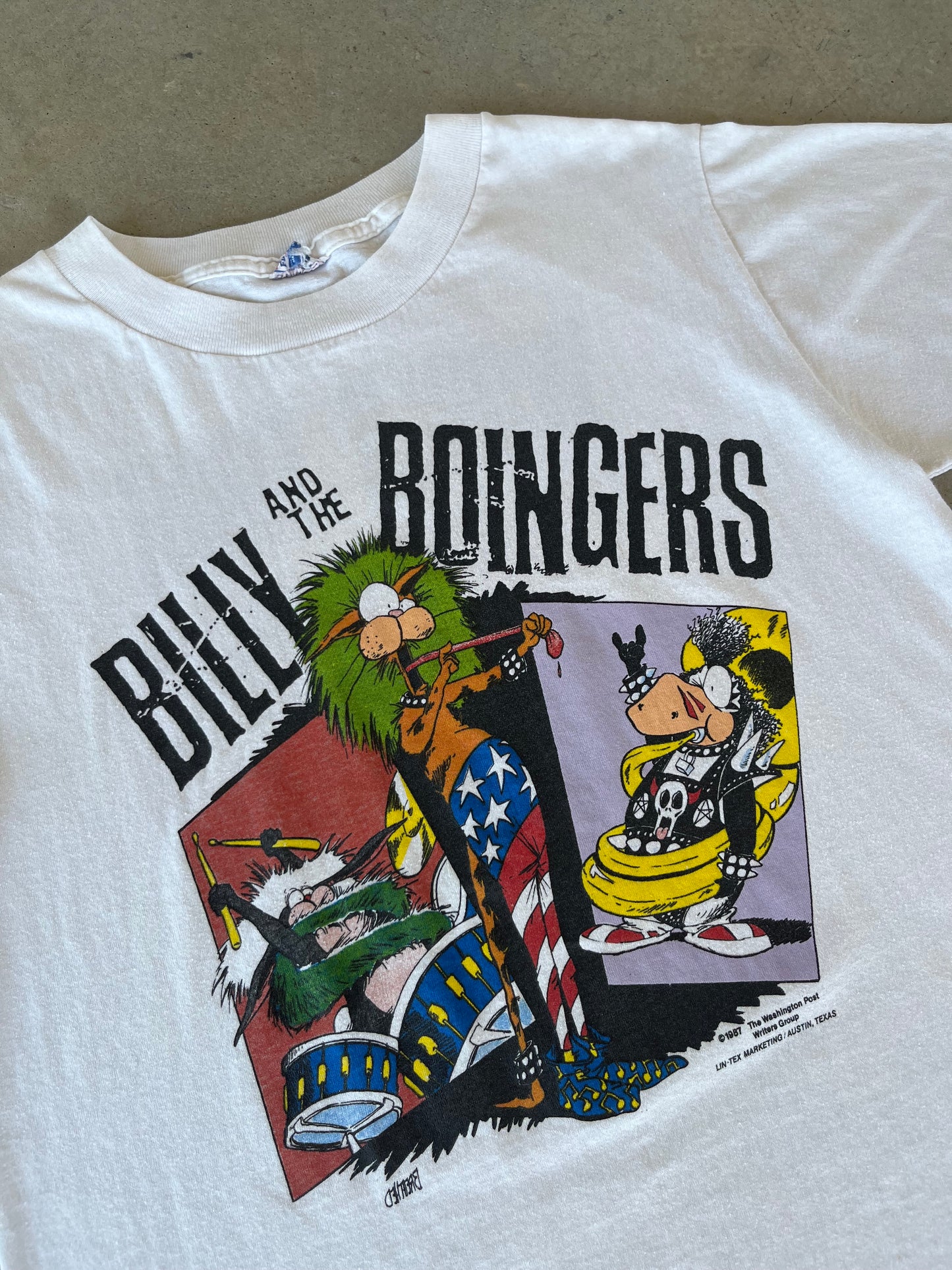 80’s Billy and the Boingers World Tour Band T-Shirt [S]