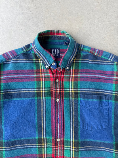 00’s Gap Multi Color Plaid Flannel [XL]