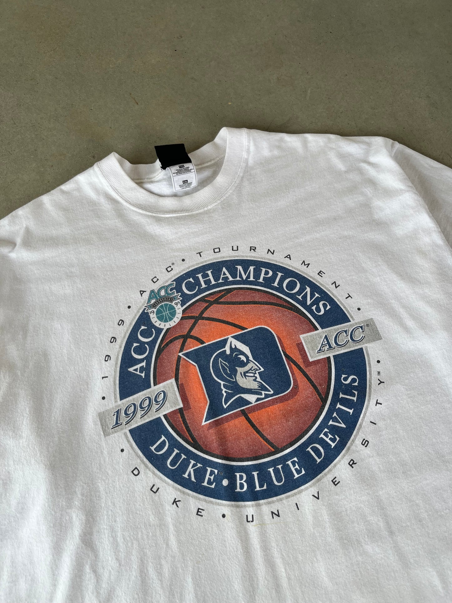 1999 Duke Blue Devils ACC Champions T-Shirt [XXL]