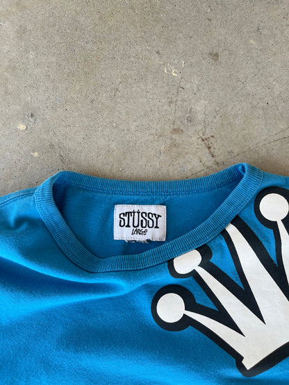 00’s Stussy Aop Logo T-Shirt [L]