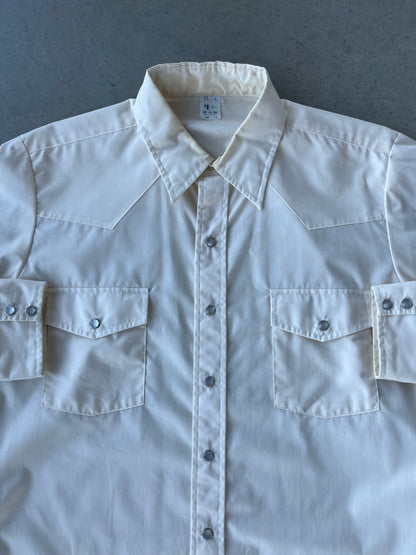 80’s Pearl Snap Button Up Shirt [L]