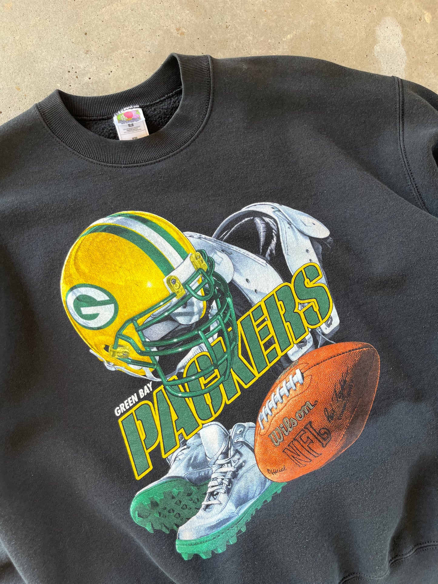 90’s Green Bay Packers Helmet T-Shirt [L]