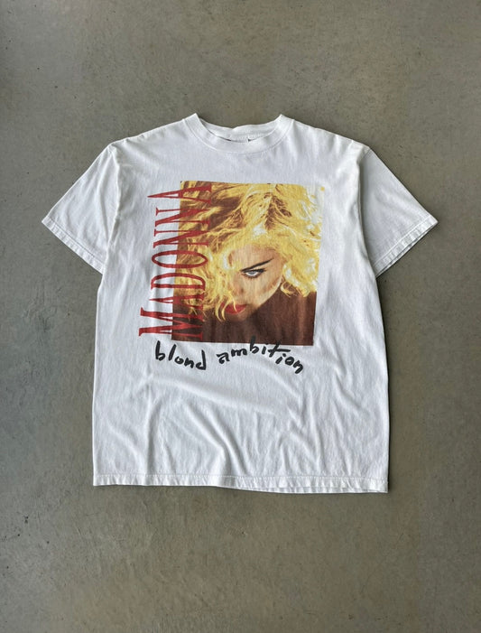 90's Madonna Blond Ambition Band T Shirt [L]