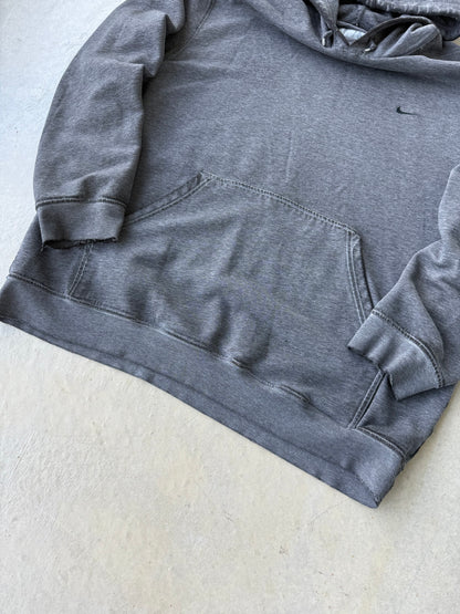 00’s Faded Grey Nike Swoosh Hoodie [XL]