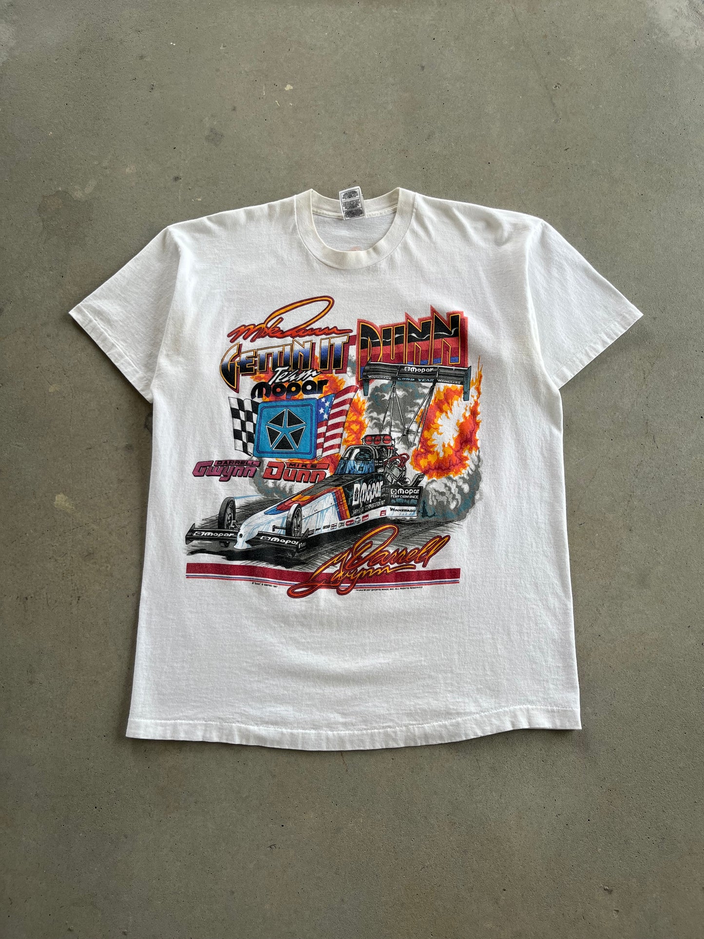1997 Mike Dunn Drag Racing T-Shirt [XL]