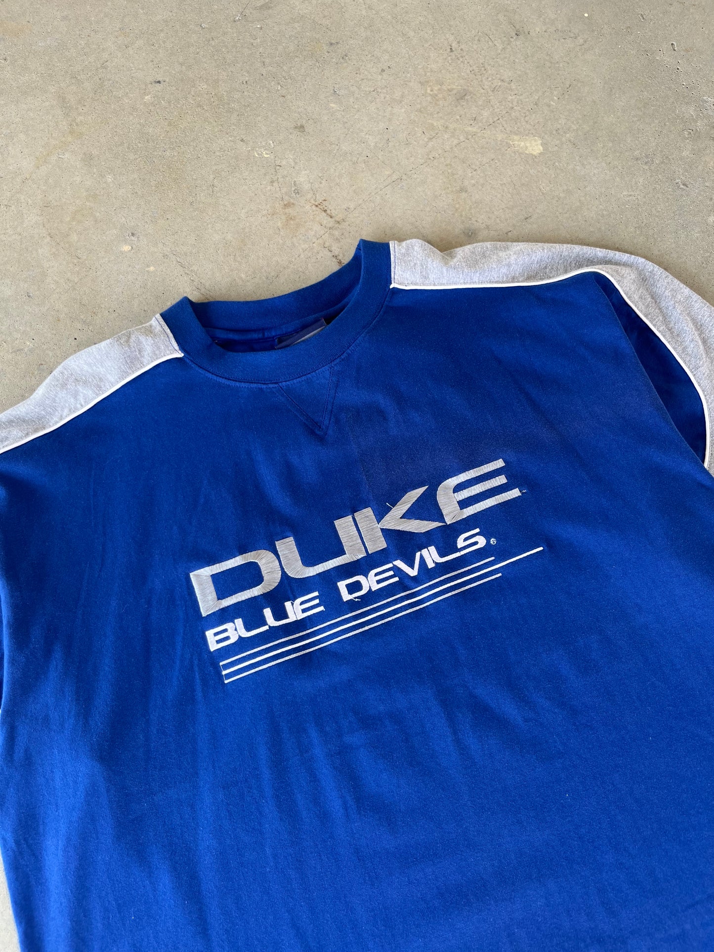 00’s Duke Blue Devils Embroidered T-Shirt [XL]