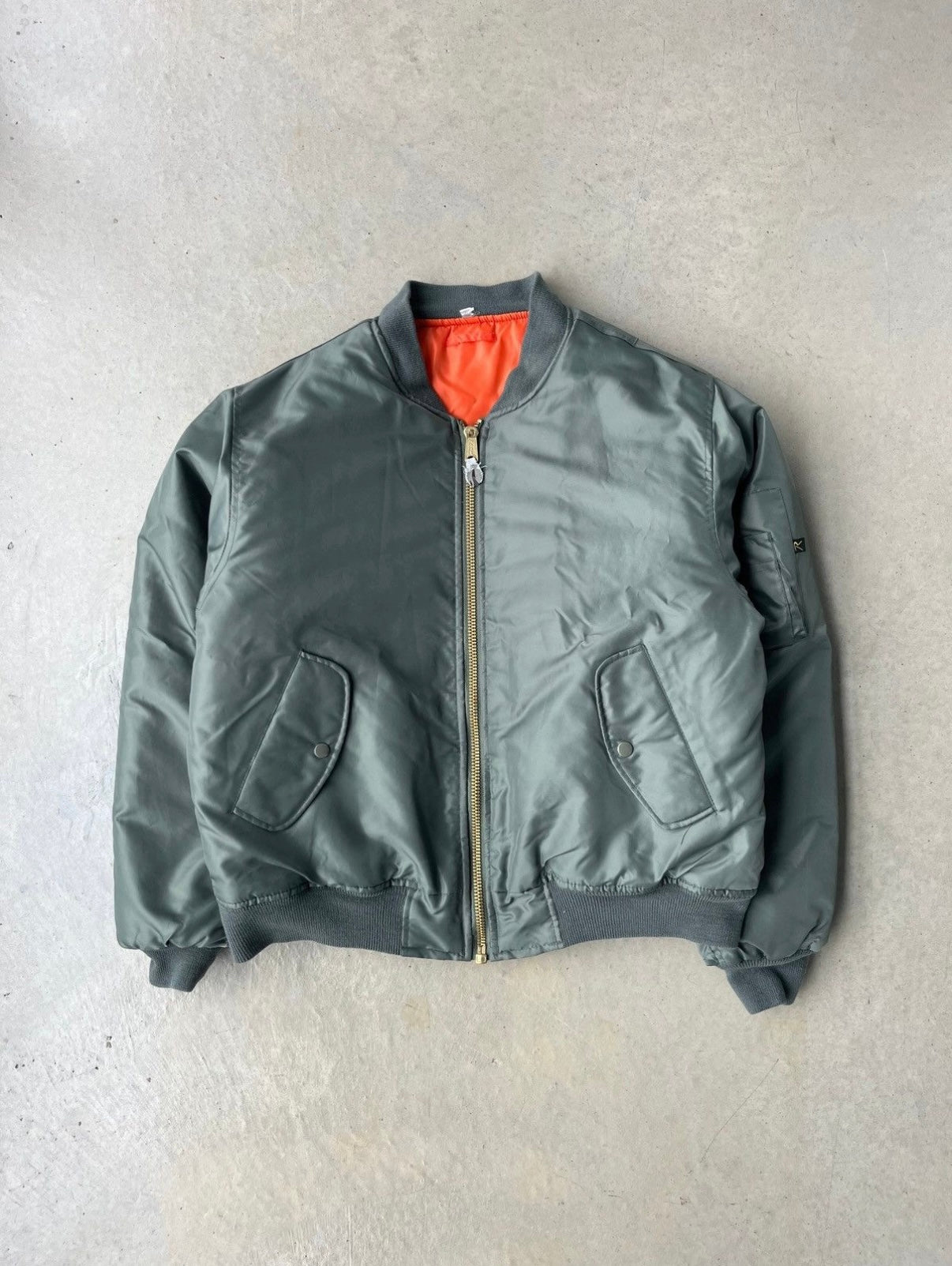00s Reversible Military Bomber Jacket [XL]