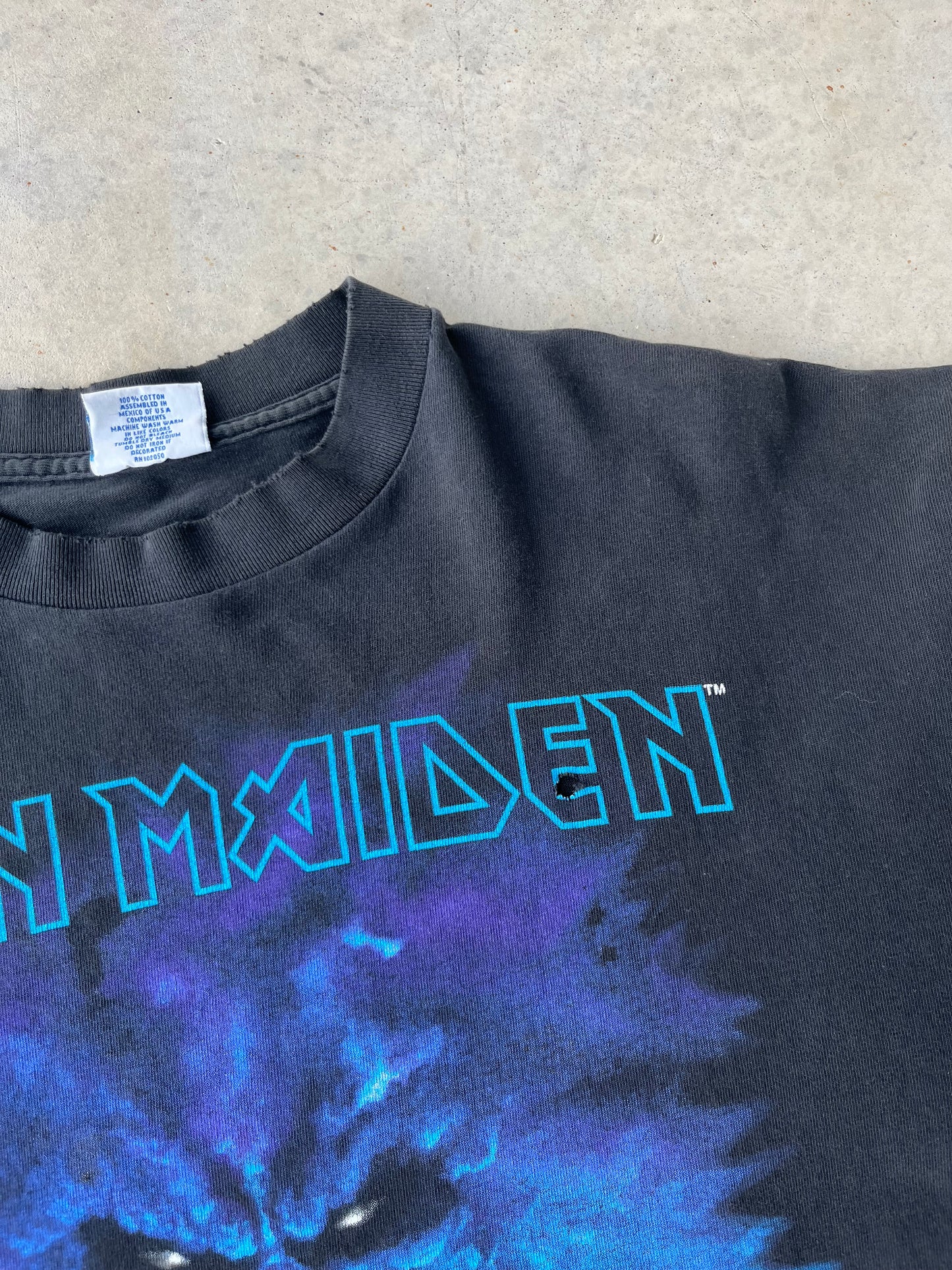 2000 Iron Maiden " Brave New World " Tour Band T Shirt [L]