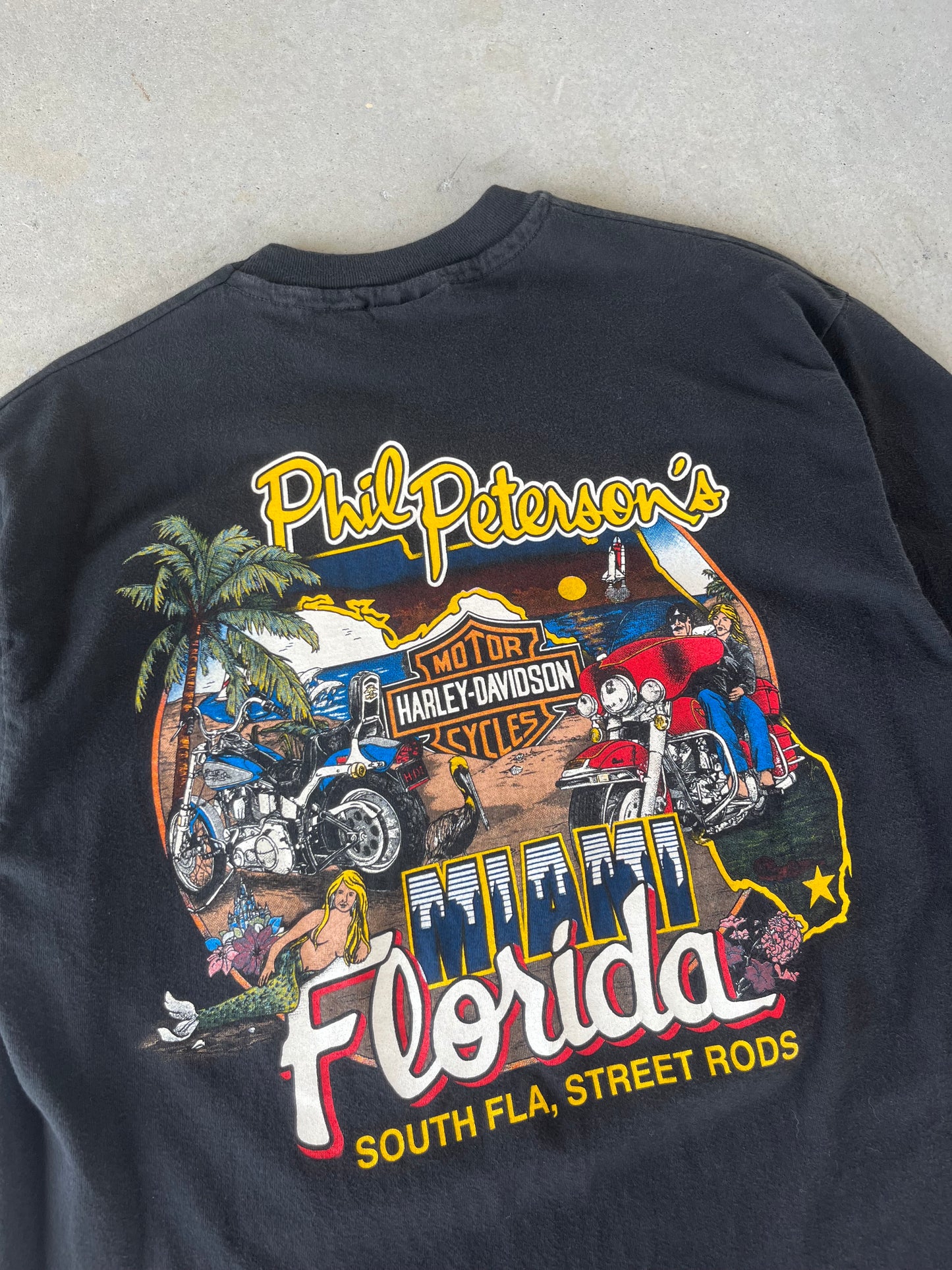 1992 Harley Davidson Miami, Florida T-Shirt [L]