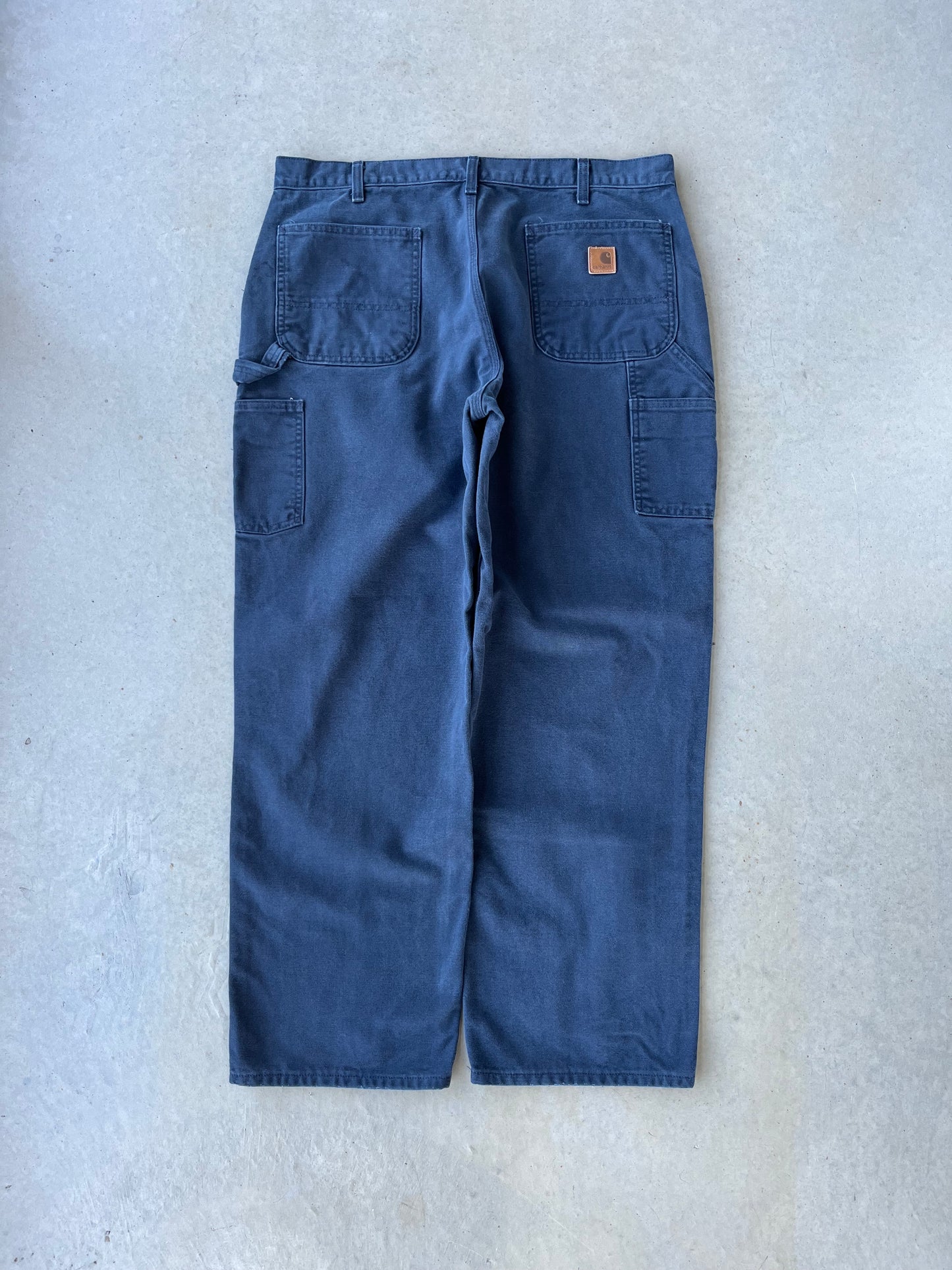 00’s Carhartt Navy Blue Work Pants [38x31]