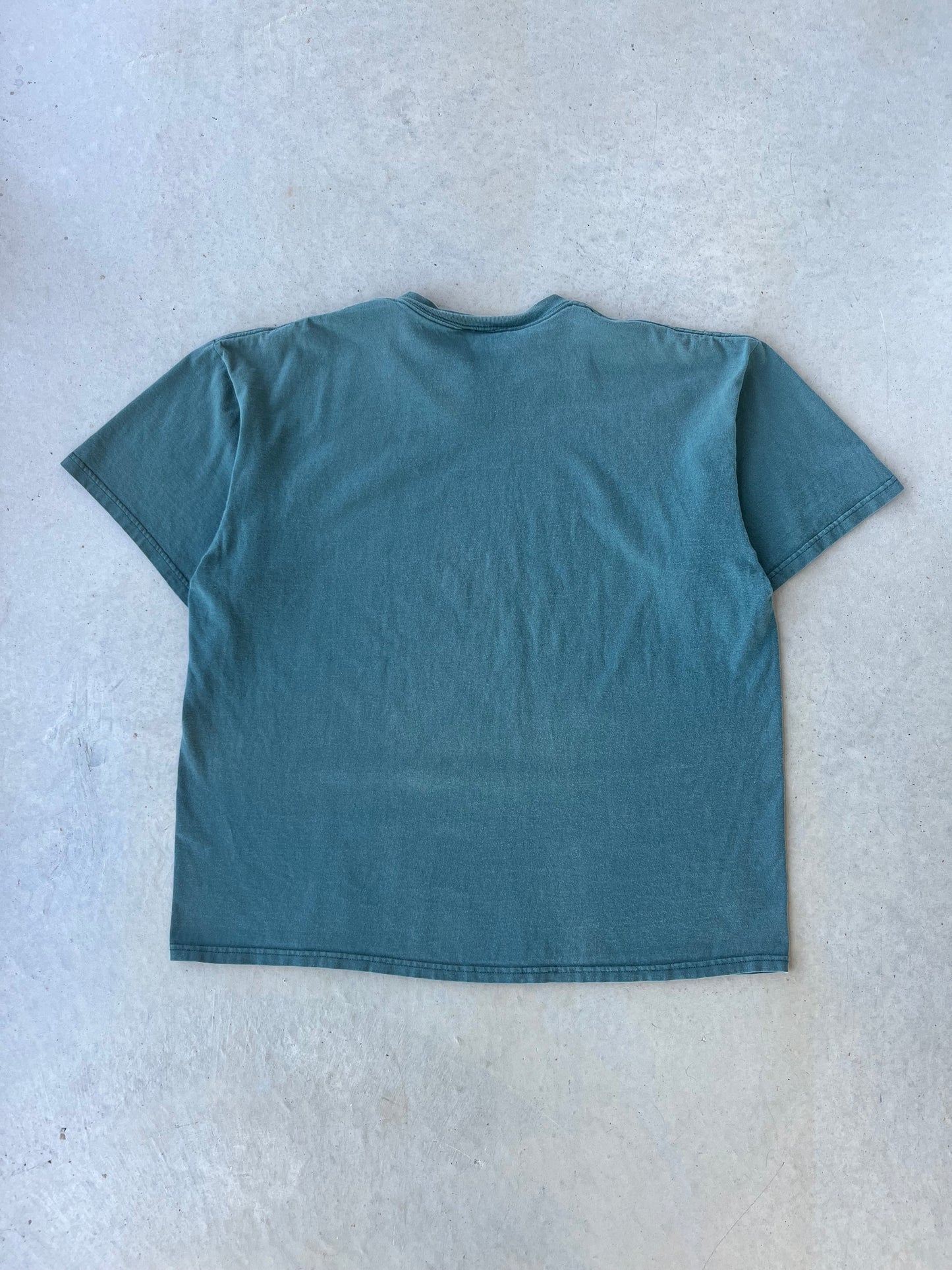 90s Green Nike Check T-Shirt [L]