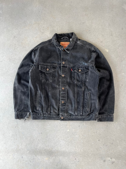 00’s Levi’s Black Denim Jean Jacket [L]