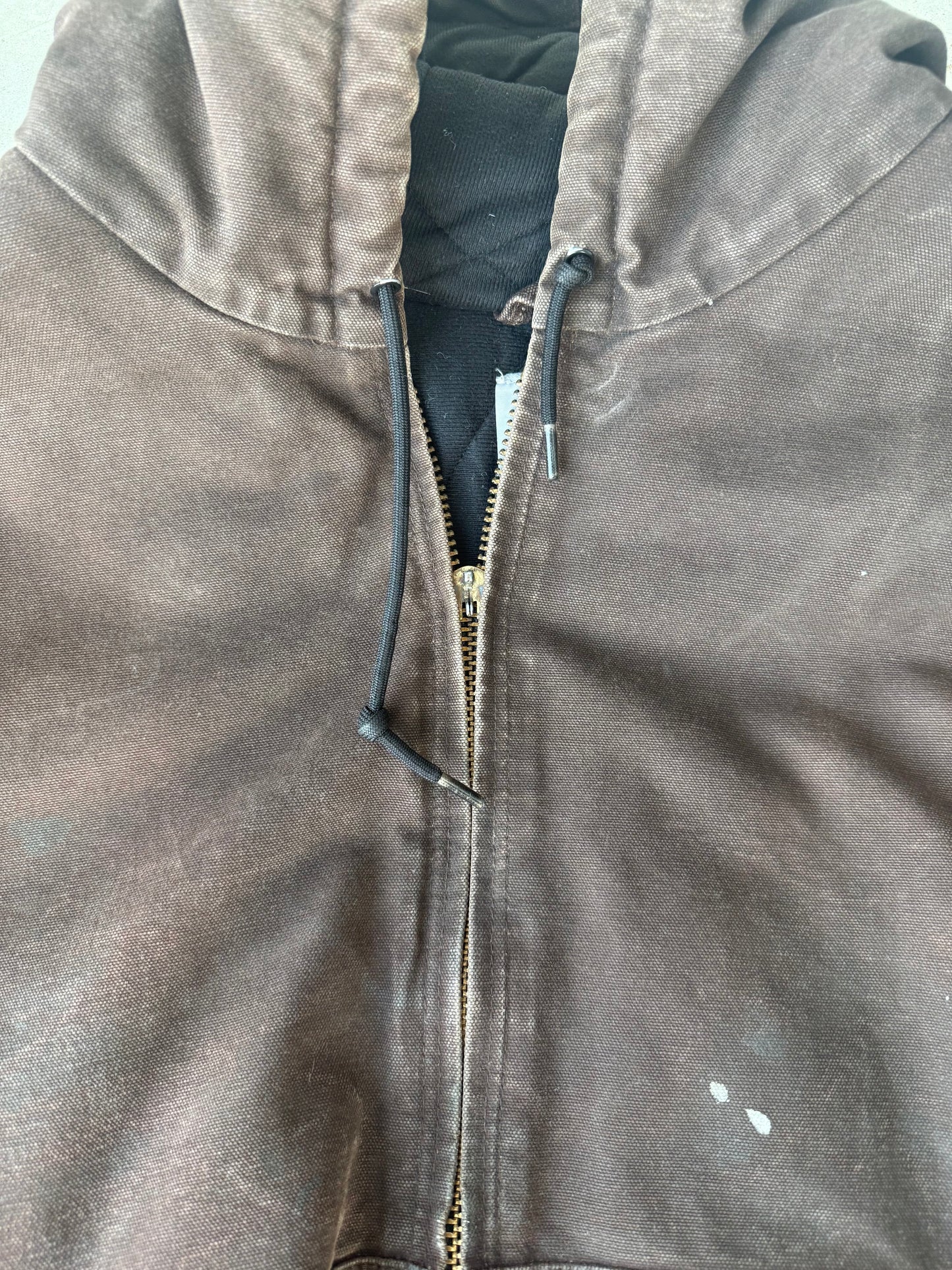 00’s Carhartt Faded Brown Work Jacket [XXL] *Broken Zipper Tab