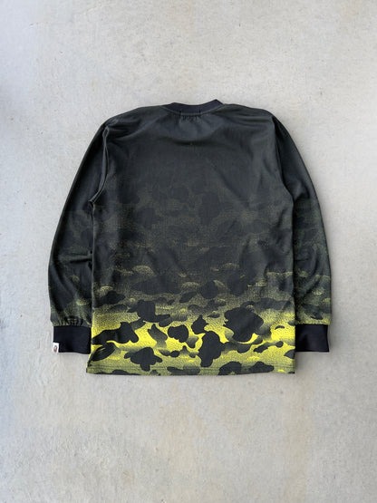 A Bathing Ape Bape Camo Long Sleeve Jersey [M]