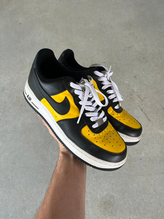 09’ Black & Yellow Air Force 1 Low Tops Men’s Shoes [9]